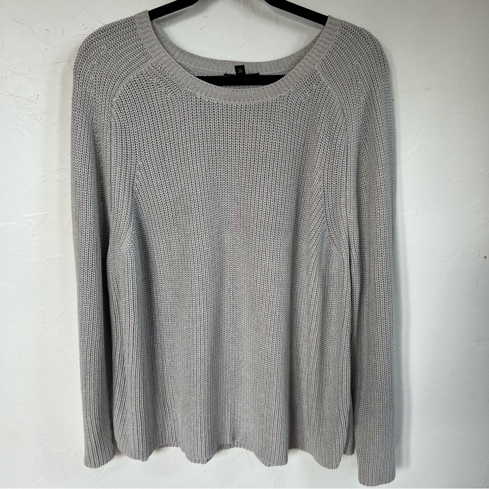 Eileen Fisher Cotton Tencel Light Knit Sweater